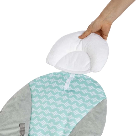 Soft headrest and washable cover