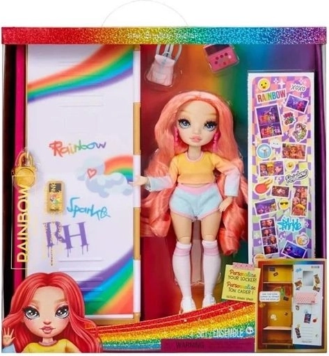 Rainbow High fashion doll with school locker and accessories