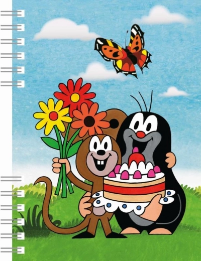 A6 Notebook with Spiral Binding - Mole