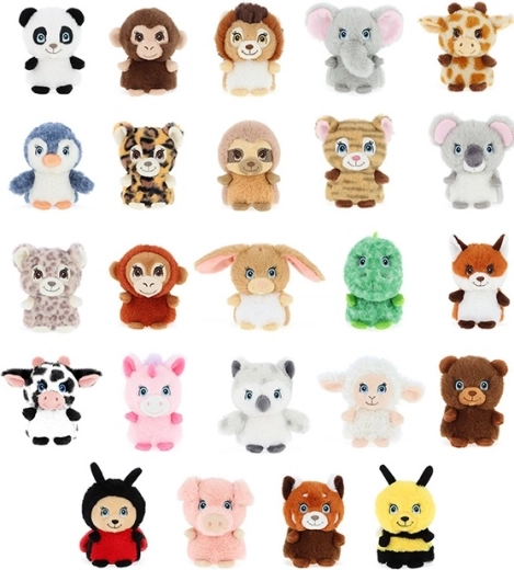 Keeleco mini plush animals 10 cm (mix of 24 types)