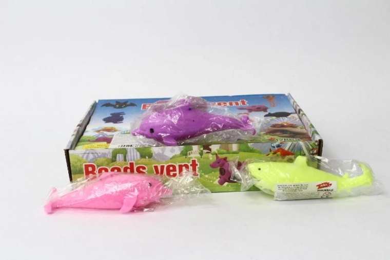 Dolphin Squishy – squeeze anti-stress toy (12 pcs in a box)