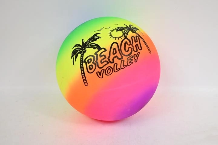 Rainbow beach ball 9"