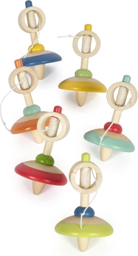 Toupie en bois avec cordelette Small Foot