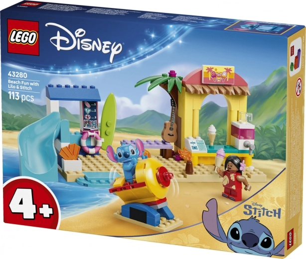 Beach adventure with Lilo and Stitch
