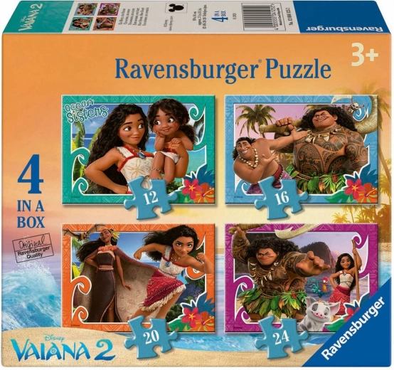 Puzzle Ravensburger Vaiana 4 en 1