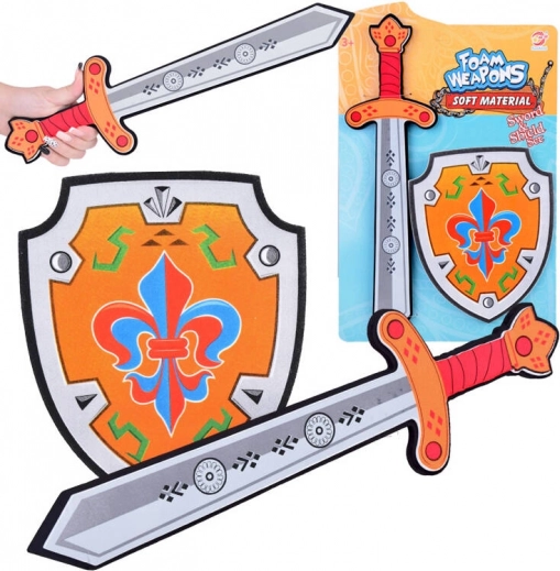Foam Knight Set: Sword and Shield with Lily