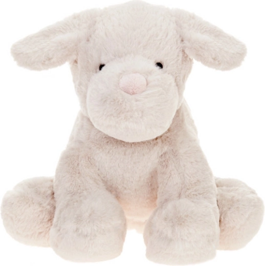 Chien en peluche Renee beige