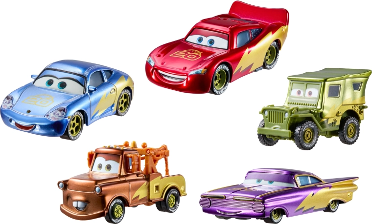 5 cars in the anniversary edition