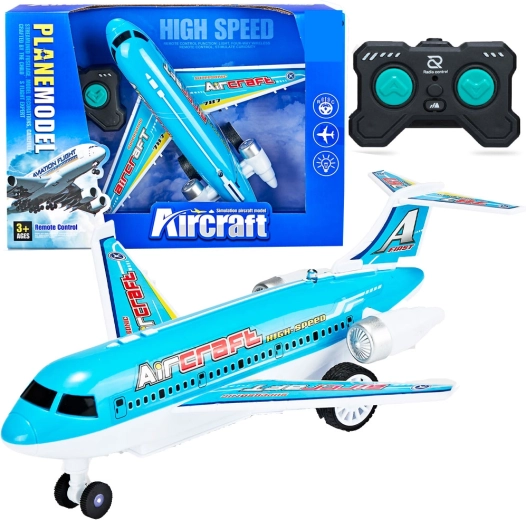 Avion télécommandé avec lumières LED 26 cm
