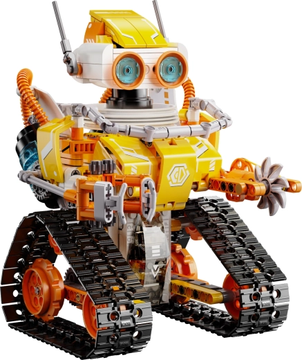 Tracked drive and functional details for action-packed rides