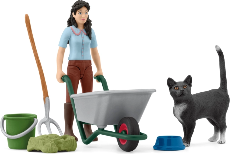 Stable Cleaning Play Set with Emily – POCKET SET HORSE CLUB