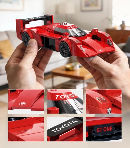 Printed parts and bold red bodywork