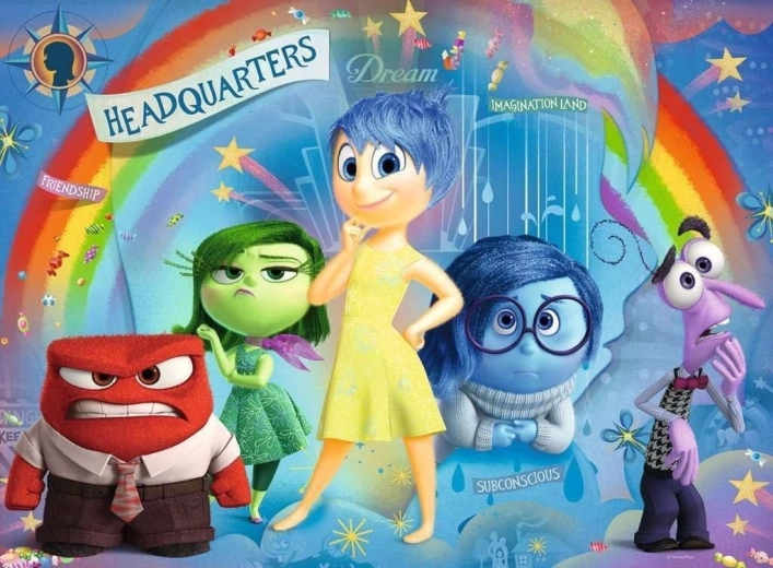 Ravensburger puzzel Binnenstebuiten: Emoties XXL 100 stukjes