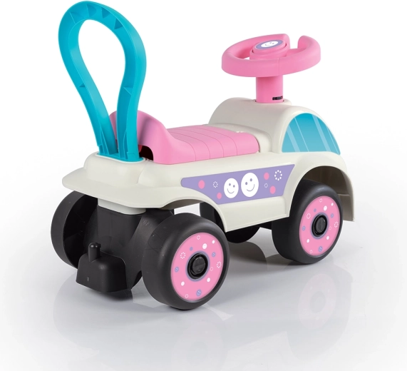 Rear handle as walking support