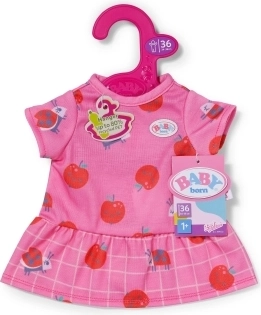 Baby Born Robe d’été rose foncé pour poupée 36 cm