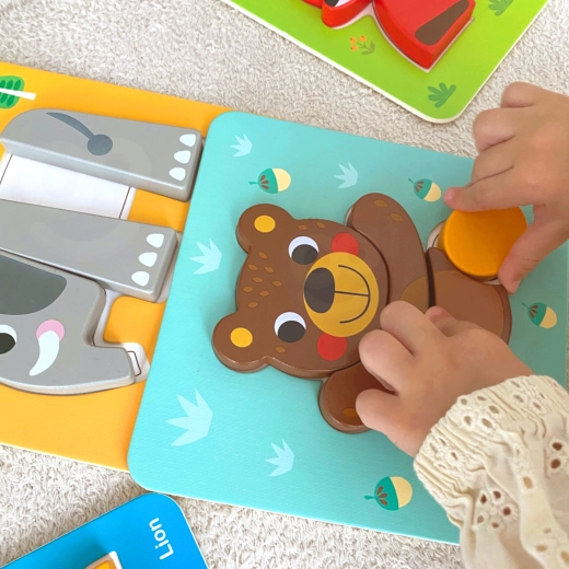 Learning colors and shapes through play