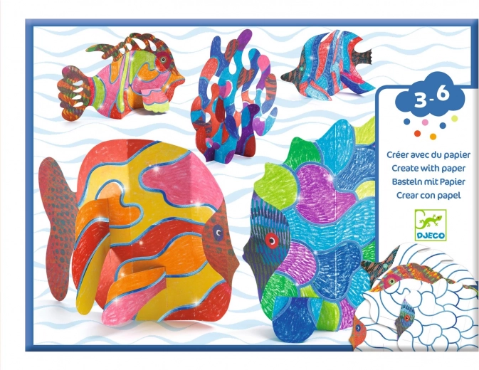 DJECO Créations en papier Poissons