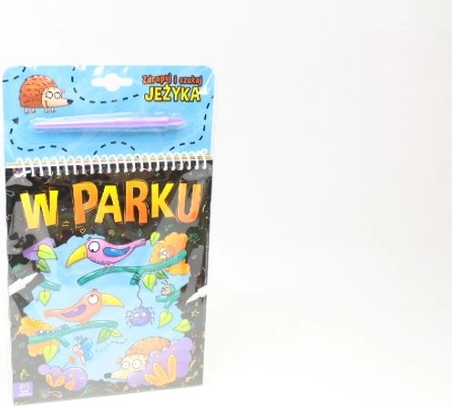 Scratch Art Book with Stylus: Find the Hedgehog in the Park