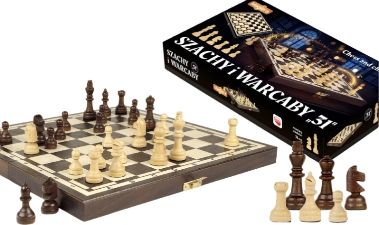 Chess–Checkers 2-in-1 (Chess and Checkers)