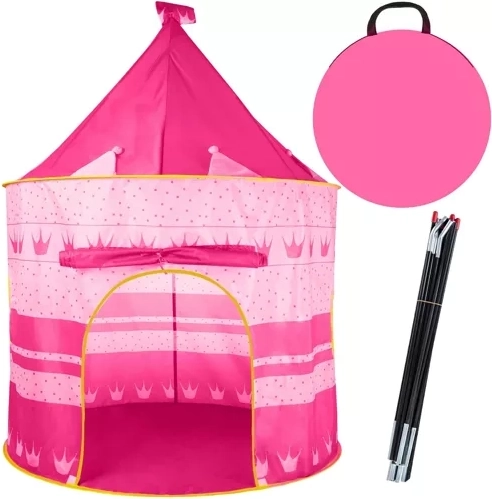Pink Kids' Castle Tent – Kruzzel
