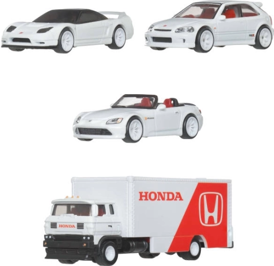 Detailed Honda models in a unified style