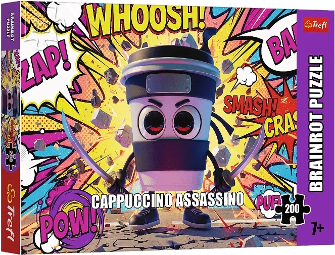 Trefl BrainRots Cappuccino Assassino puzzle (200 pieces)