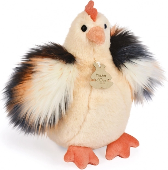 Beige Plush Hen 20 cm Doudou Histoire d'Ours