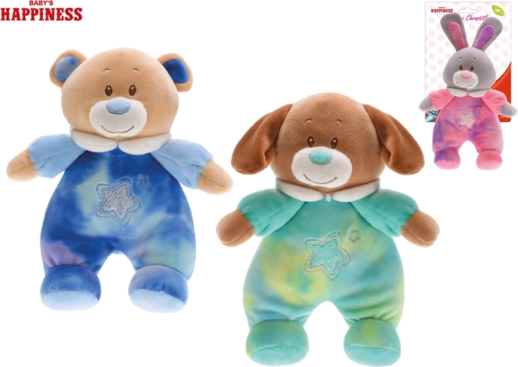 Baby Happiness Plush Animal with Rattle 21 cm