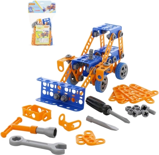 Baukasten junger Ingenieur Traktor mit Lader