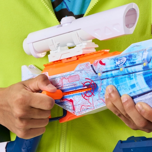 Handmatige grendel en magazijn voor 6 darts