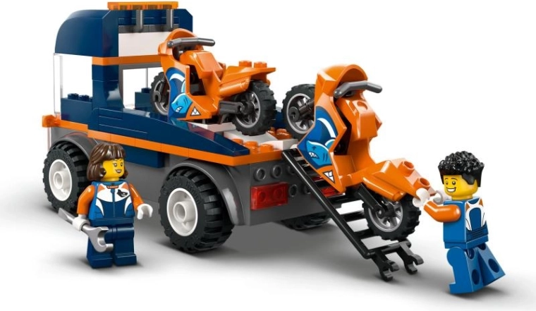 Functionele oprijplaat en motortransport