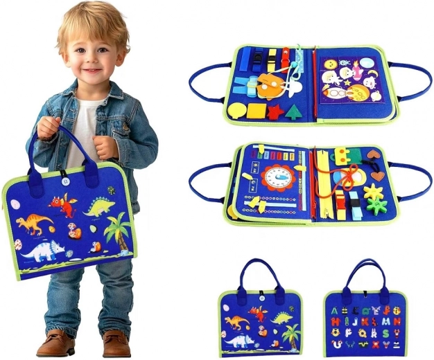 Sensorisches Busy-Buch Dinosaurier 4 – 2Kids Toys