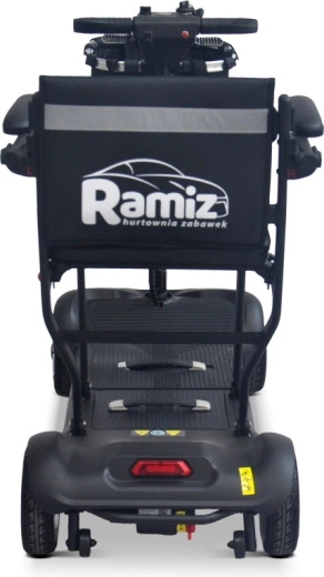 Electric four-wheel mobility scooter for seniors EasyGo – black