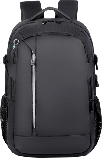 Stadsrugzak met USB, laptopvak en reflecterende elementen 16L 45 cm