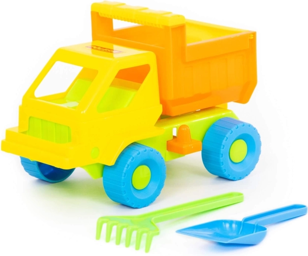 Camion-benne pour jouer dans le sable