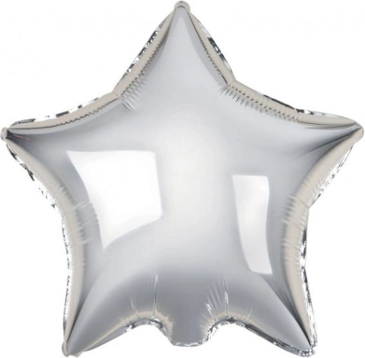 Ballons en feuille étoile argentée – lot de 100 pièces