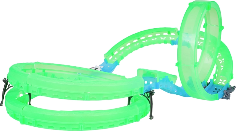 Track that glows in the dark