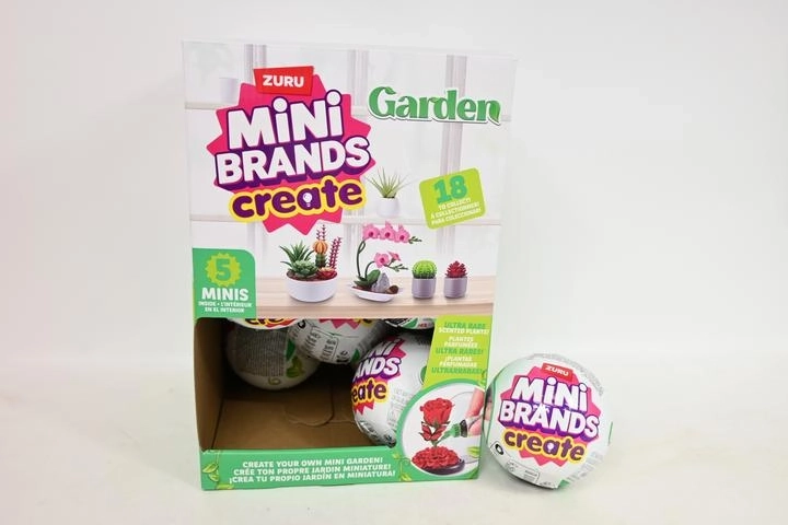 ZURU Mini Brands Create Botanischer Garten – Kapsel mit Mini-Pflanzen