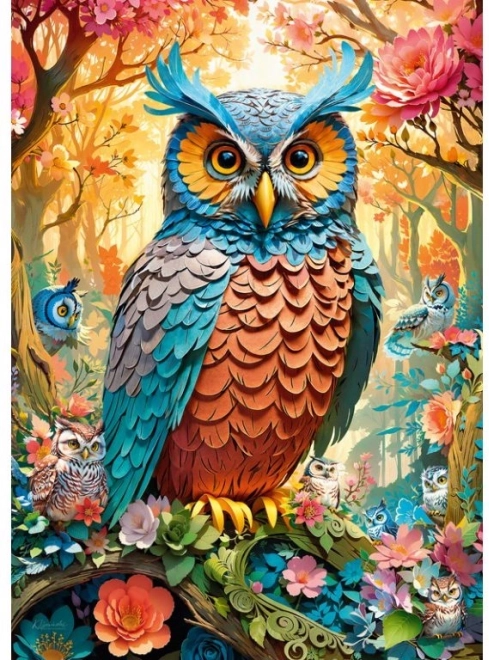 Puzzle Cherry Pazzi Sova en Papier 1000 pièces