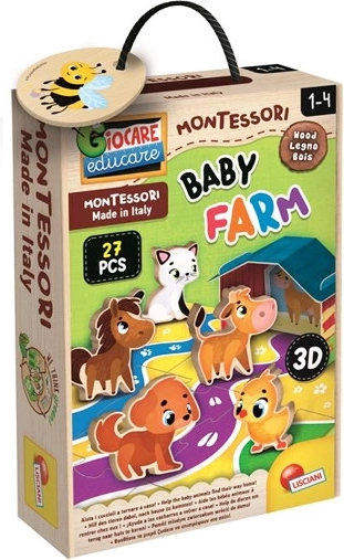Montessori Children's Wooden Farm