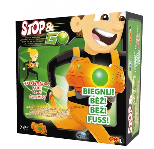Stop & Go – Agent Race interactive game with motion sensors