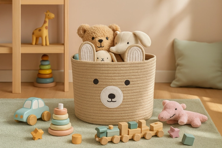 Praktische Organisation von Spielzeug und Accessoires