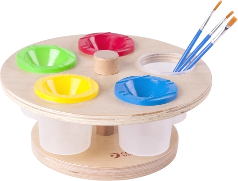 CLASSIC WORLD rotating paint stand with cups