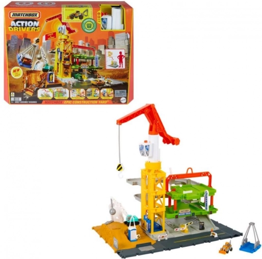 Matchbox Constructiezone met lichten en geluiden