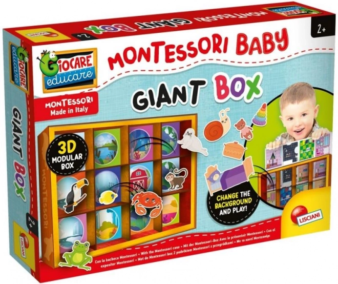 Boîte sensorielle Montessori pour bébés – grande