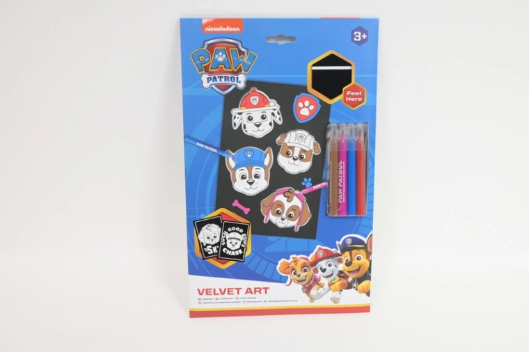 PAW Patrol art set with markers and coloring pages