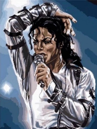 Diamantenmozaïek - Michael Jackson