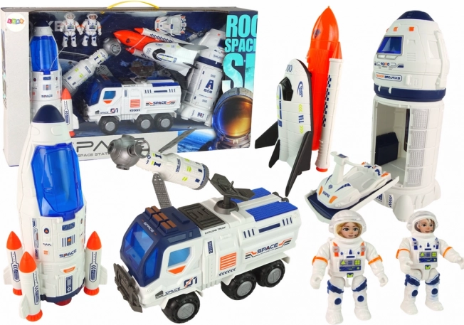 Space Rocket Set Spacecraft Space Vehicles