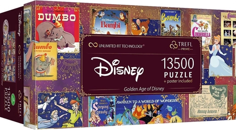 Puzzle 13500 pièces Âge d'Or Disney