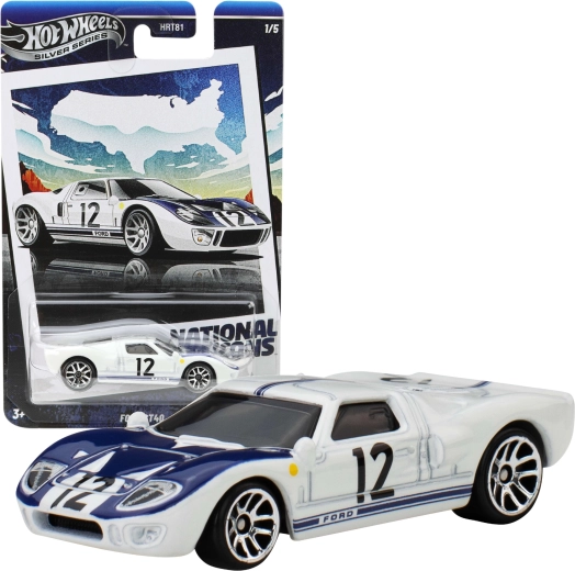 Hot Wheels Ford GT40 National Icons 1:64 die-cast model 7 cm